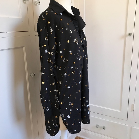 T&J Designs Black Star Shirt Dress - Picture 6 of 7